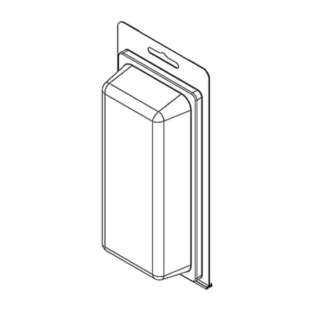 Visipak Thermoform-CLAMSHELL-#205-7.437-3.625-5.688-2.313-1.125-0.015-CLEAR-STOCK 205TF